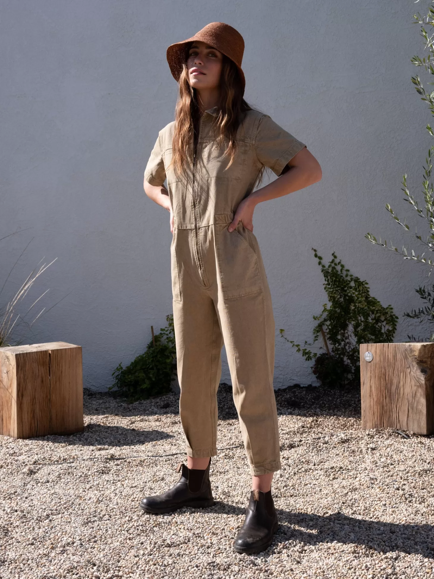 Women MATE the Label Mate X Orca Garden Zip Jumpsuit