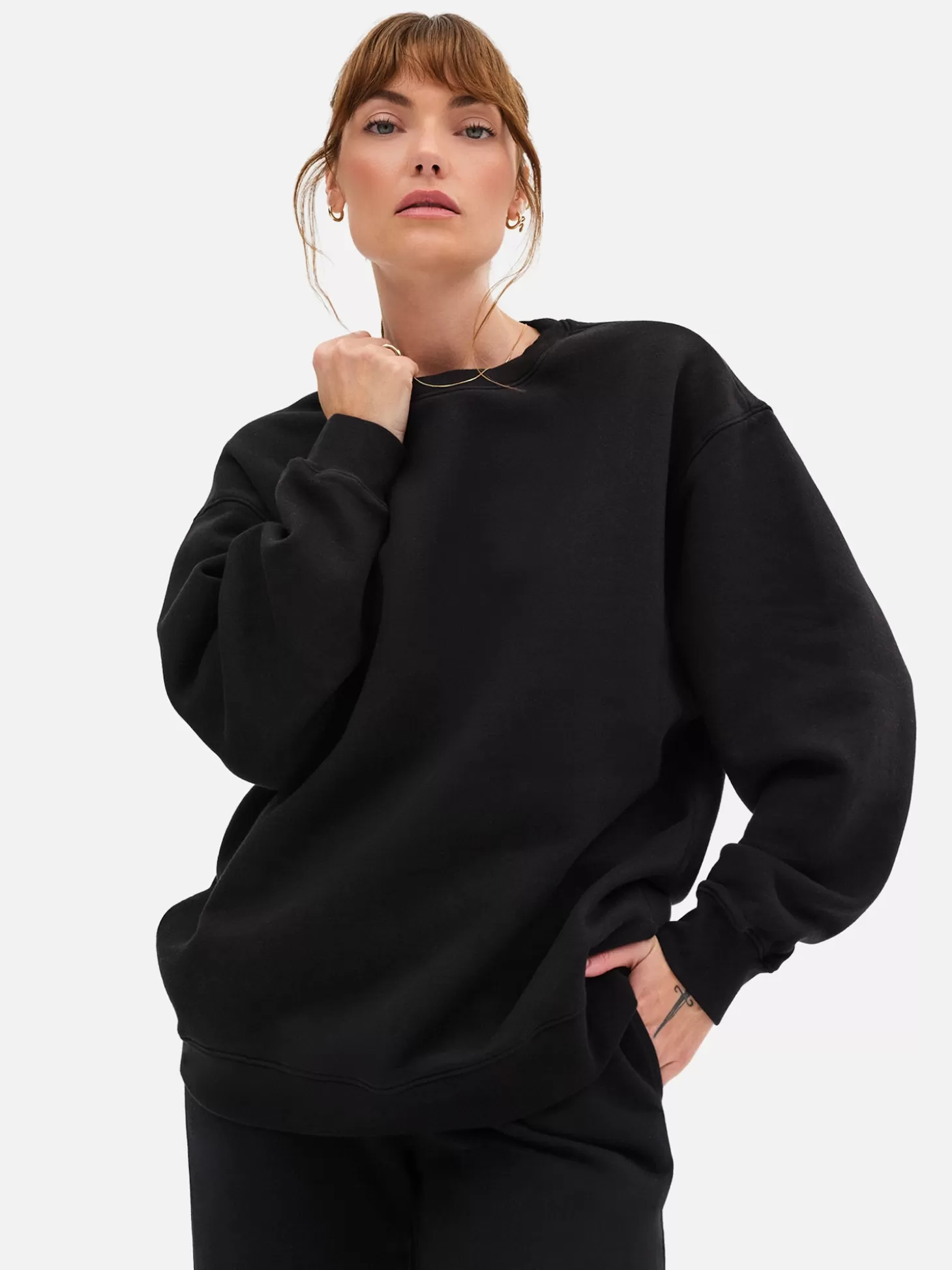 Women MATE the Label Organic Fleece Oversized Sweatshirt