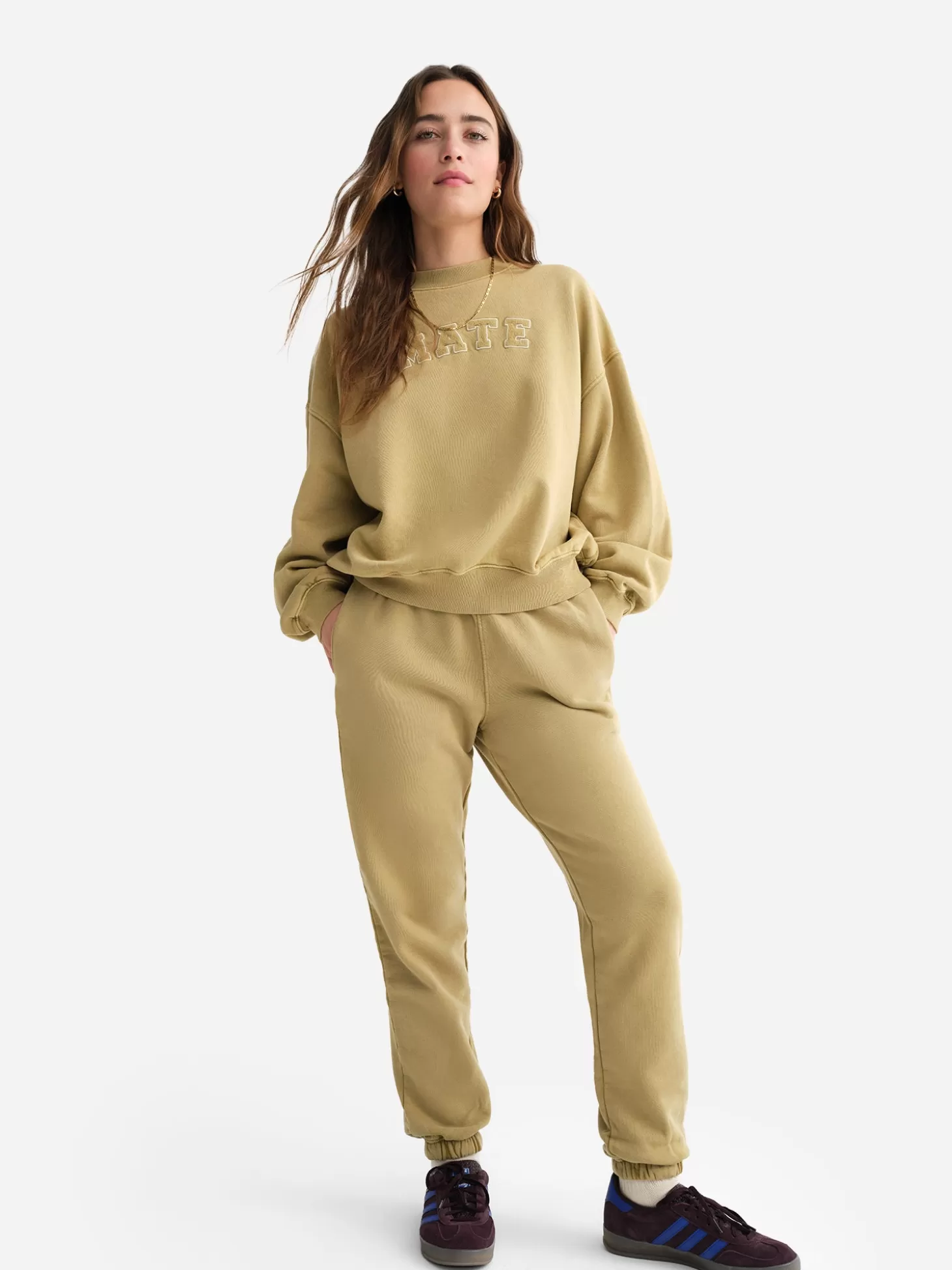 Women MATE the Label Organic Fleece Relaxed Pocket Sweatpant