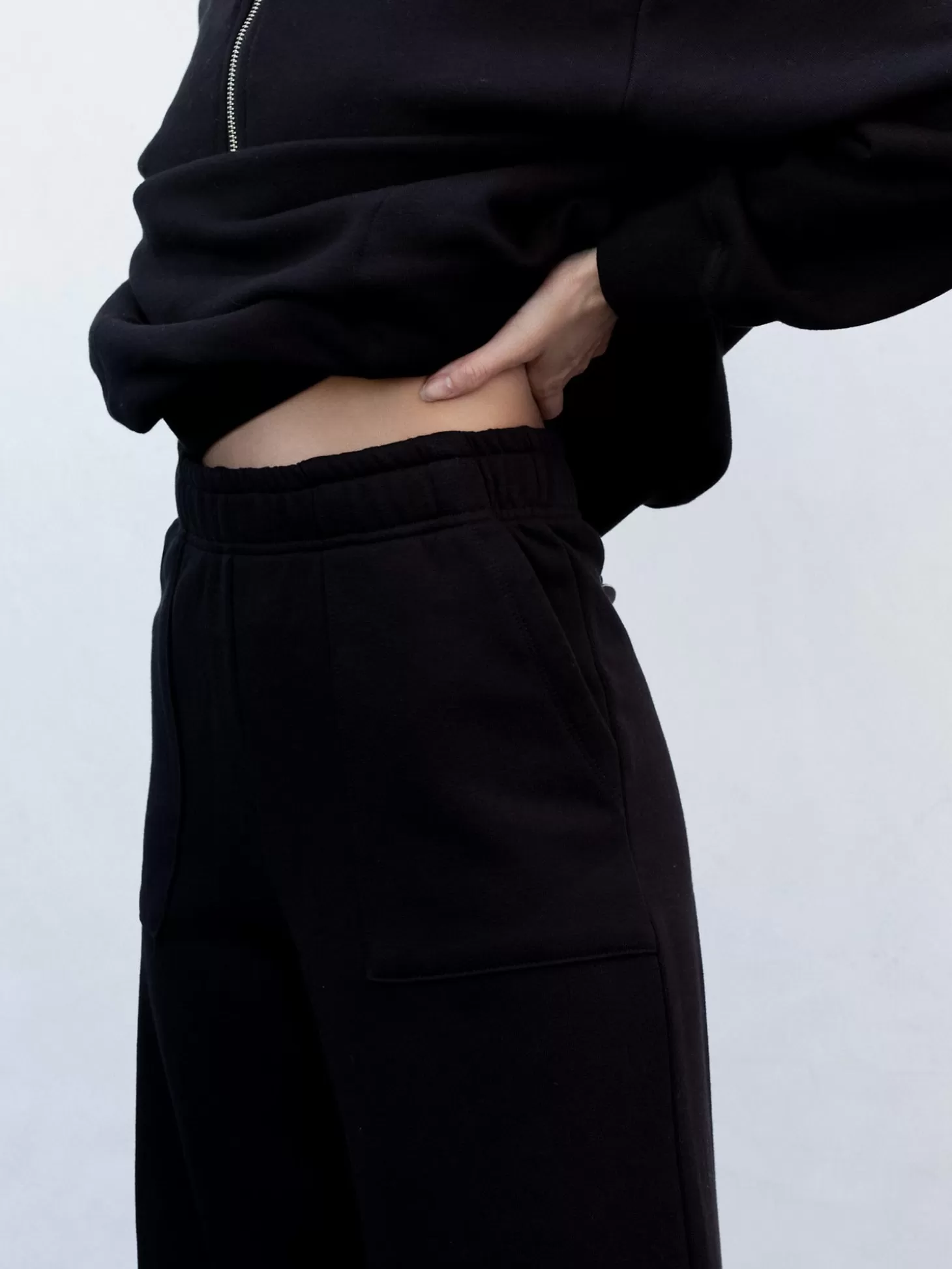 Women MATE the Label Organic Fleece Wide Leg Pant