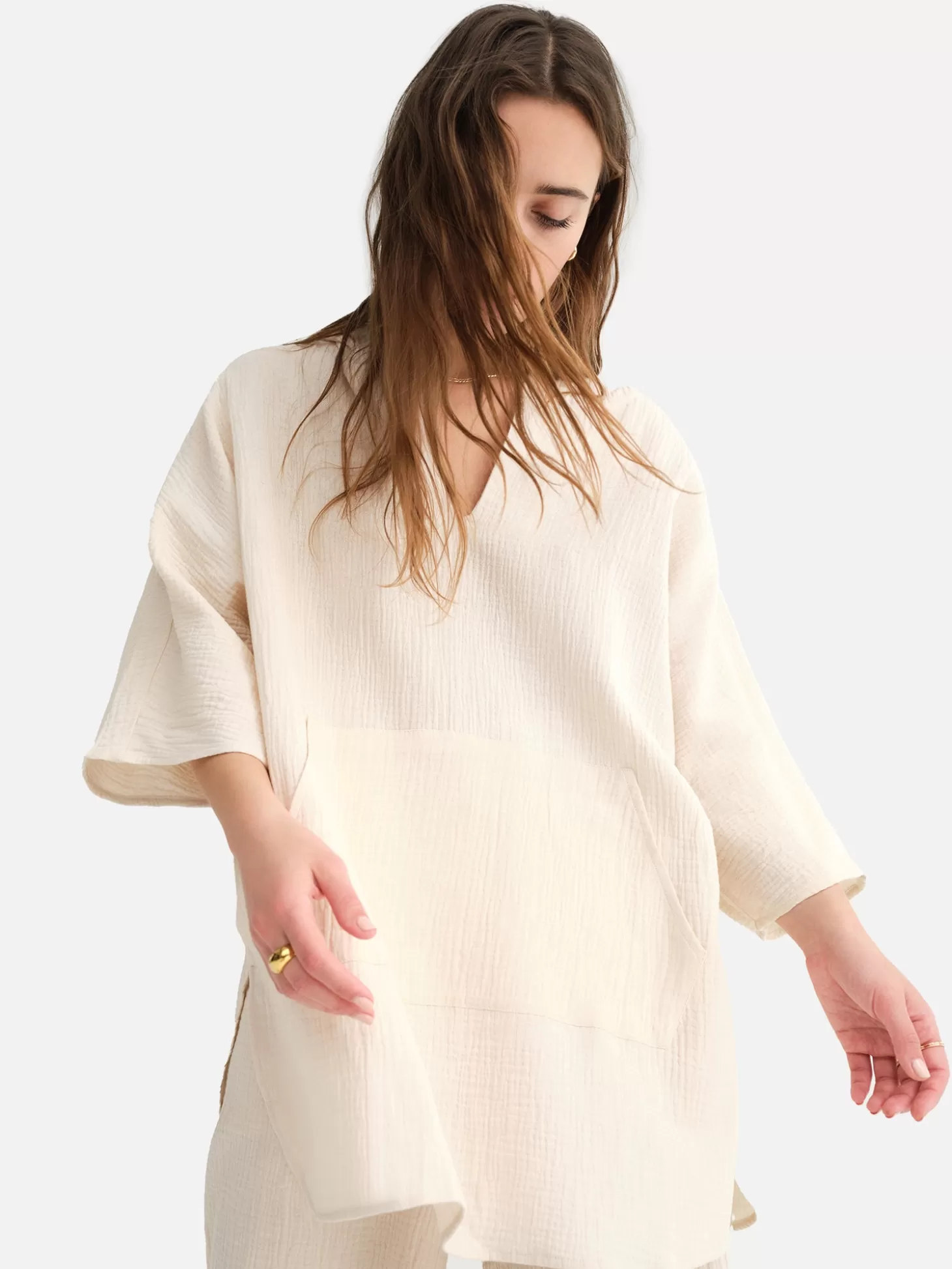 Women MATE the Label Organic Gauze Cover Up