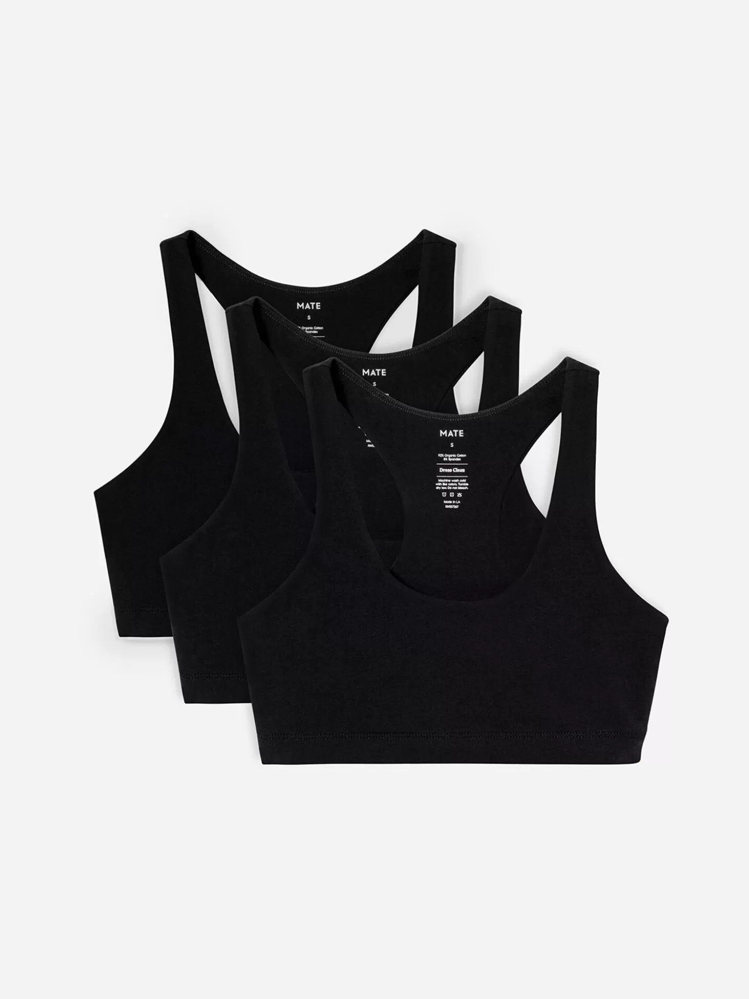 Women MATE the Label Organic Stretch Sports Bra Bundle