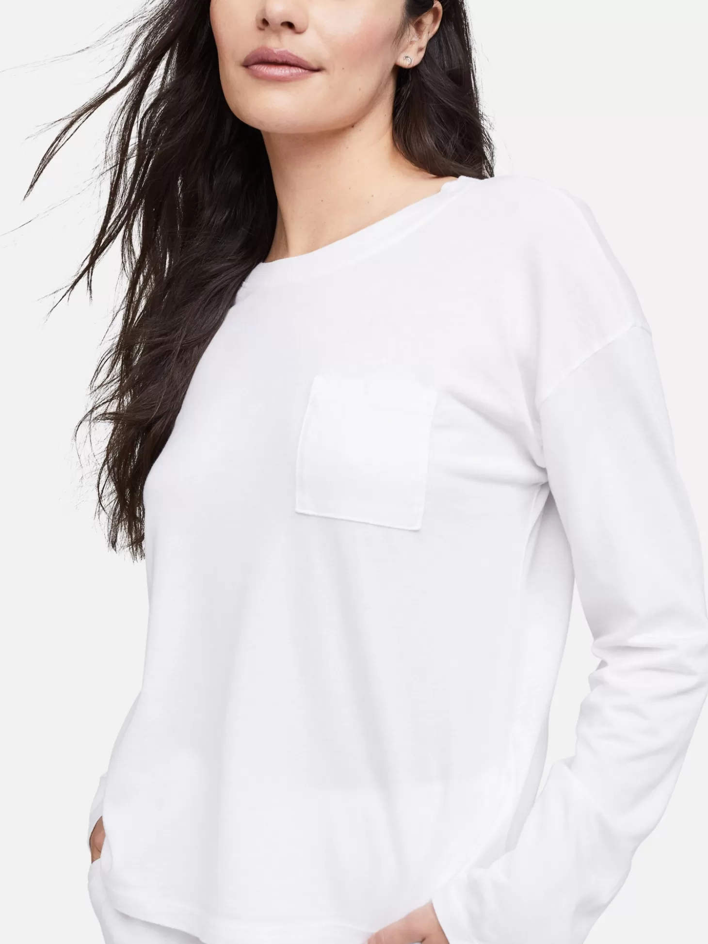 Women MATE the Label Tencel Long Sleeve Sleep Tee