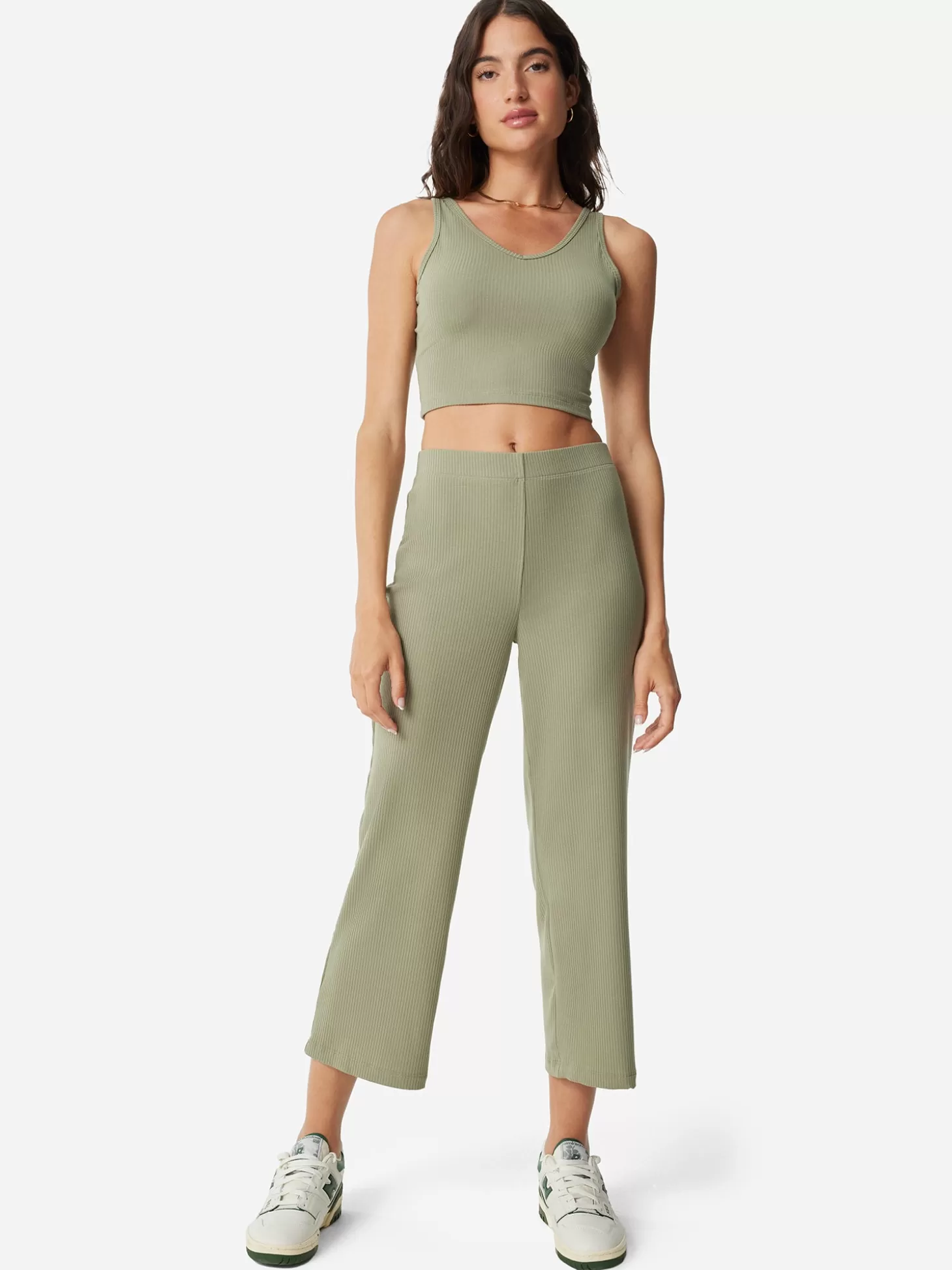 Women MATE the Label Tencel Rib Pant